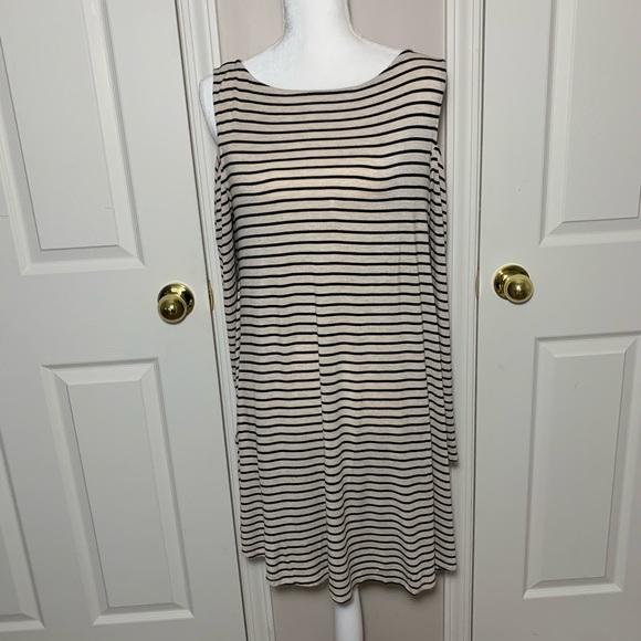 Altar'd State Dresses & Skirts - Altar’d State striped cold shoulder dress size L
